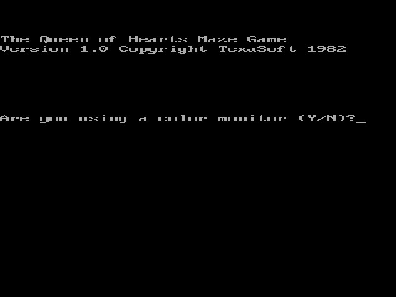 Queen of Hearts Maze Game